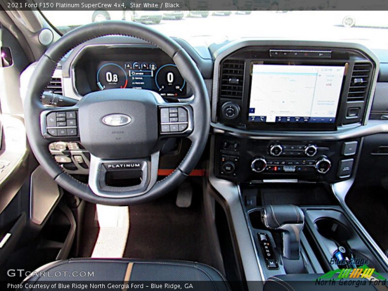 Star White / Black 2021 Ford F150 Platinum SuperCrew 4x4