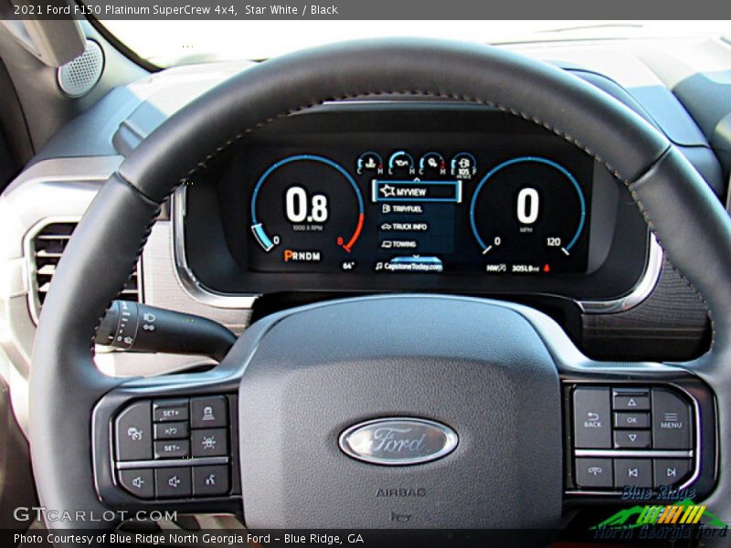 Star White / Black 2021 Ford F150 Platinum SuperCrew 4x4