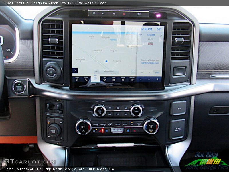 Star White / Black 2021 Ford F150 Platinum SuperCrew 4x4
