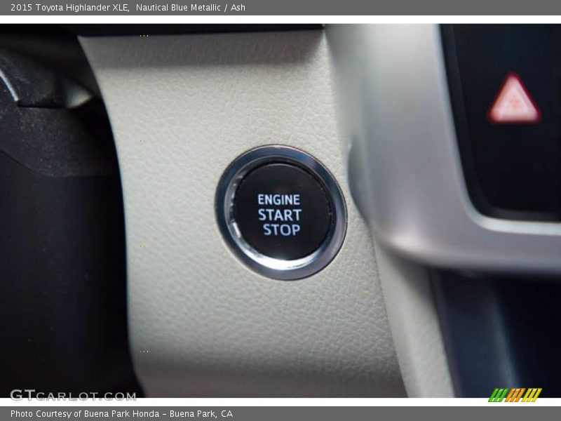 Nautical Blue Metallic / Ash 2015 Toyota Highlander XLE