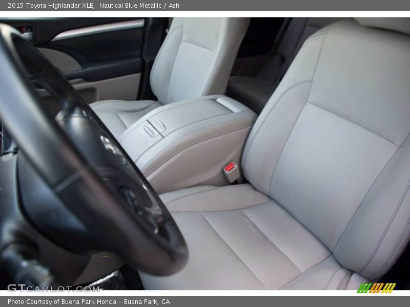 Nautical Blue Metallic / Ash 2015 Toyota Highlander XLE