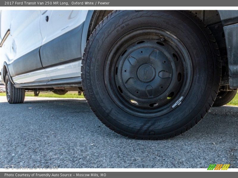 Oxford White / Pewter 2017 Ford Transit Van 250 MR Long
