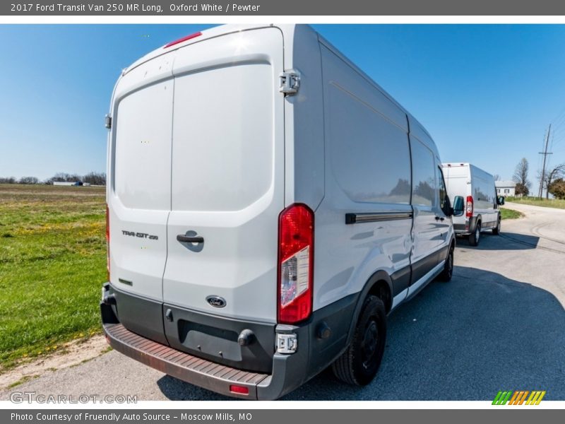 Oxford White / Pewter 2017 Ford Transit Van 250 MR Long