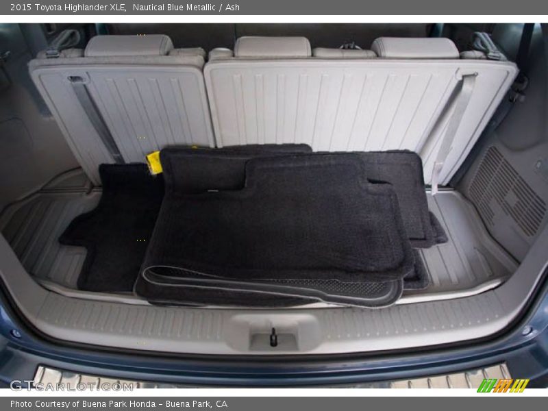 Nautical Blue Metallic / Ash 2015 Toyota Highlander XLE