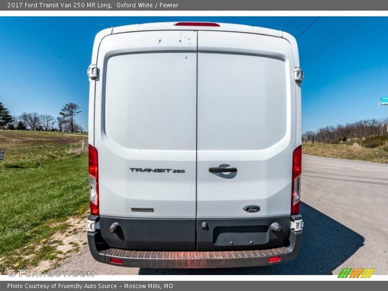 Oxford White / Pewter 2017 Ford Transit Van 250 MR Long