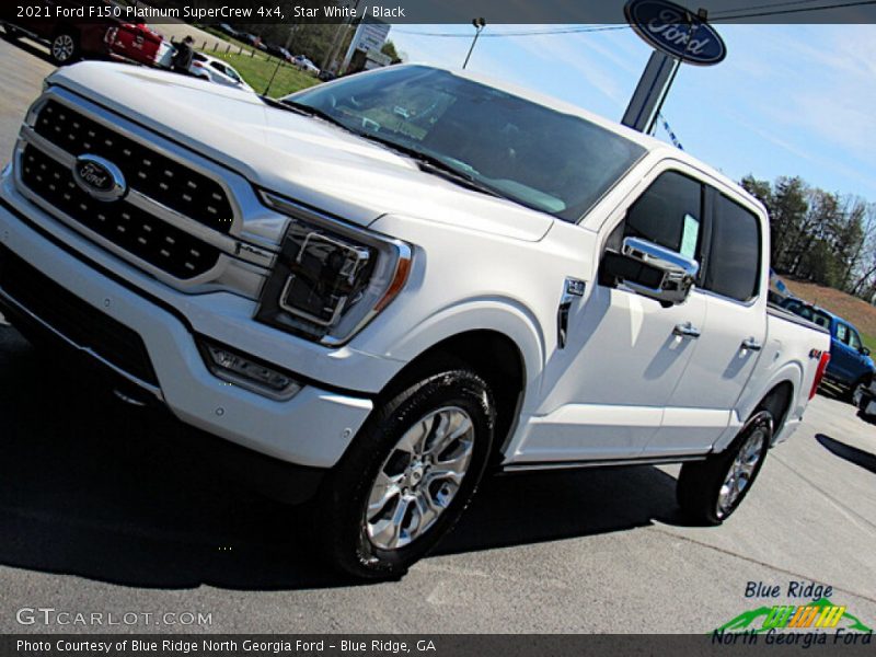 Star White / Black 2021 Ford F150 Platinum SuperCrew 4x4