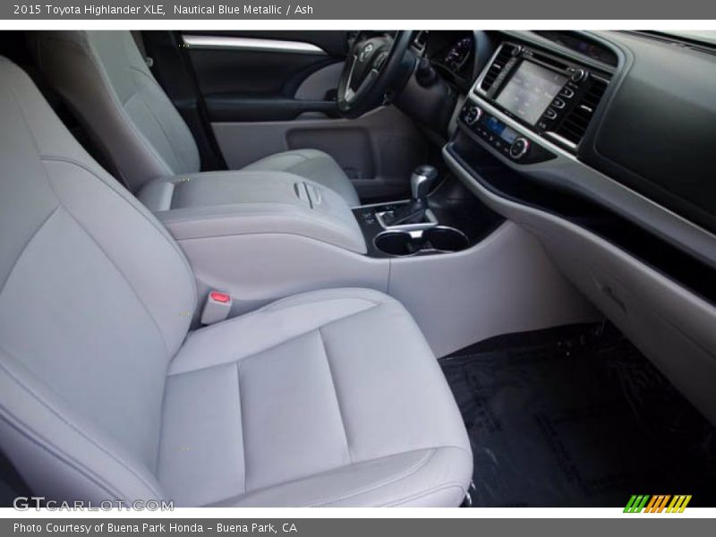Nautical Blue Metallic / Ash 2015 Toyota Highlander XLE