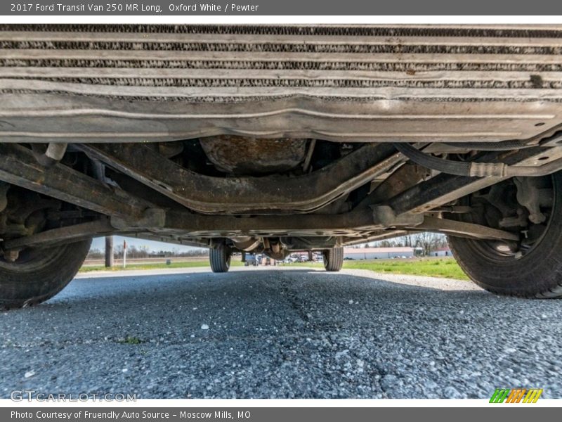 Oxford White / Pewter 2017 Ford Transit Van 250 MR Long
