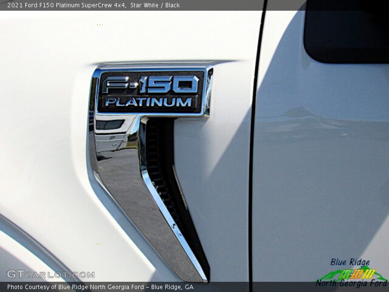 Star White / Black 2021 Ford F150 Platinum SuperCrew 4x4