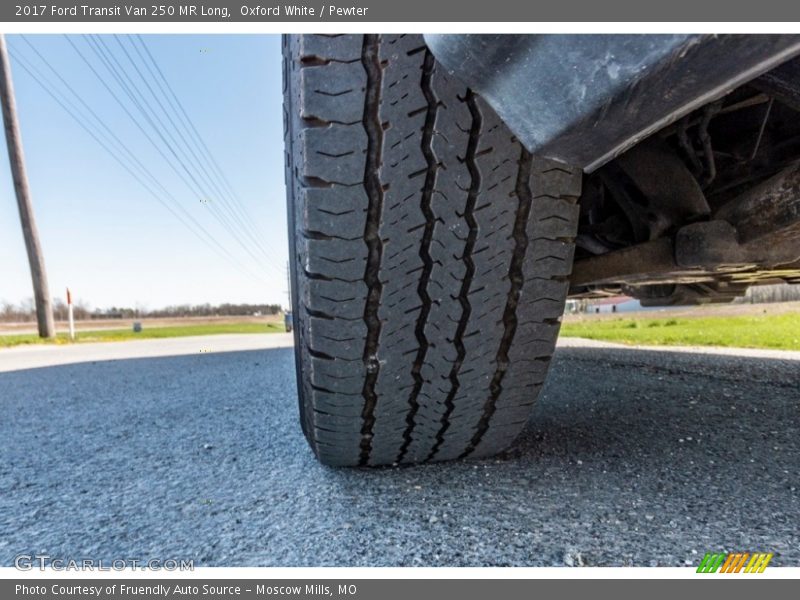 Oxford White / Pewter 2017 Ford Transit Van 250 MR Long