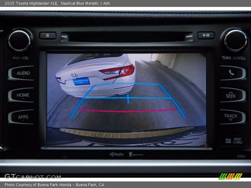 Nautical Blue Metallic / Ash 2015 Toyota Highlander XLE