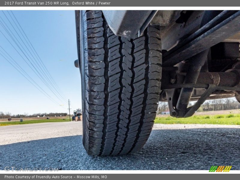 Oxford White / Pewter 2017 Ford Transit Van 250 MR Long