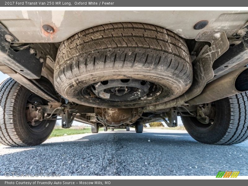 Oxford White / Pewter 2017 Ford Transit Van 250 MR Long