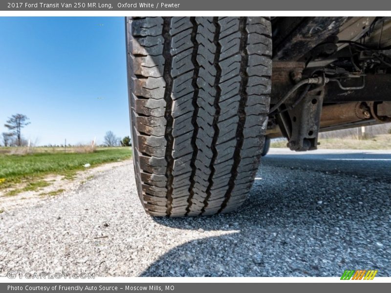 Oxford White / Pewter 2017 Ford Transit Van 250 MR Long