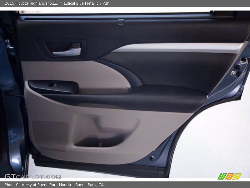 Nautical Blue Metallic / Ash 2015 Toyota Highlander XLE