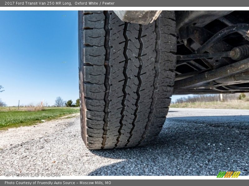 Oxford White / Pewter 2017 Ford Transit Van 250 MR Long