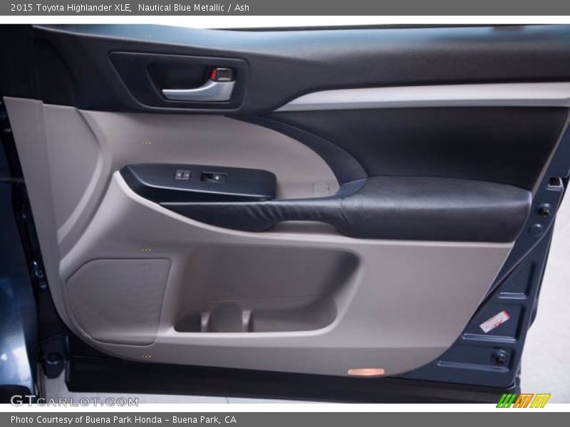 Nautical Blue Metallic / Ash 2015 Toyota Highlander XLE