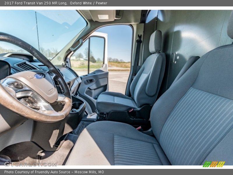 Oxford White / Pewter 2017 Ford Transit Van 250 MR Long