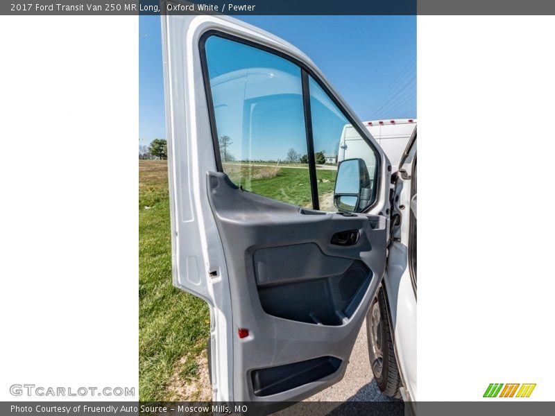 Oxford White / Pewter 2017 Ford Transit Van 250 MR Long