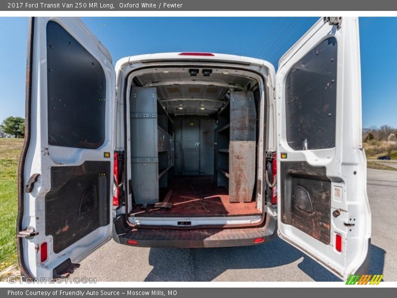 Oxford White / Pewter 2017 Ford Transit Van 250 MR Long
