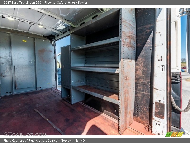 Oxford White / Pewter 2017 Ford Transit Van 250 MR Long