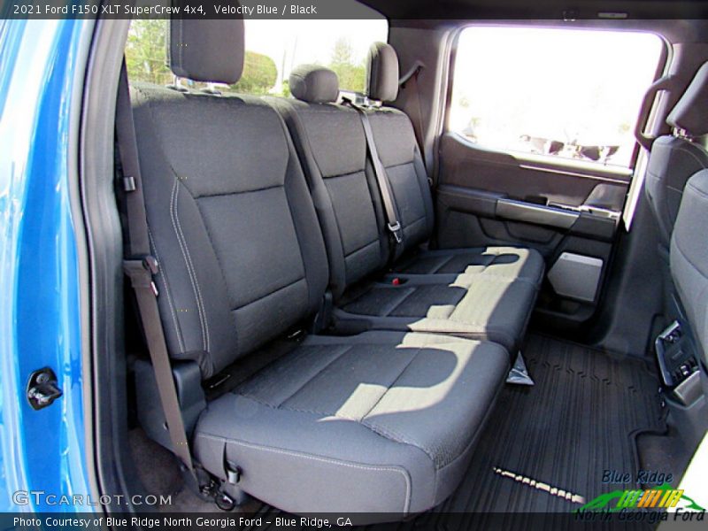 Rear Seat of 2021 F150 XLT SuperCrew 4x4