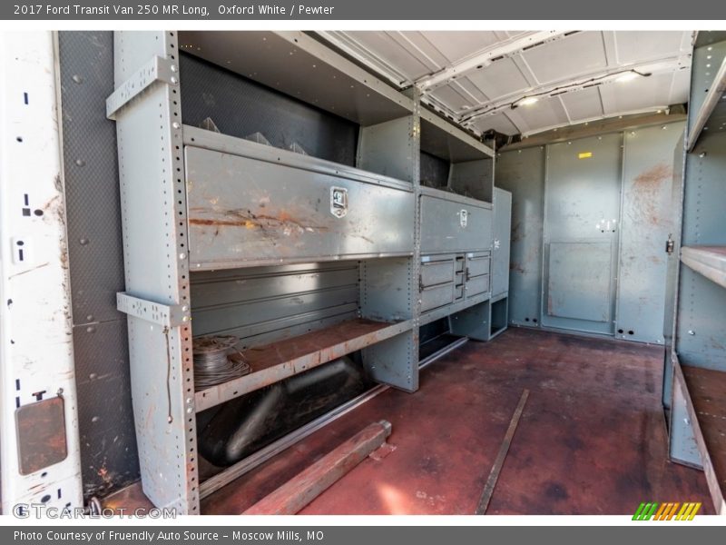 Oxford White / Pewter 2017 Ford Transit Van 250 MR Long
