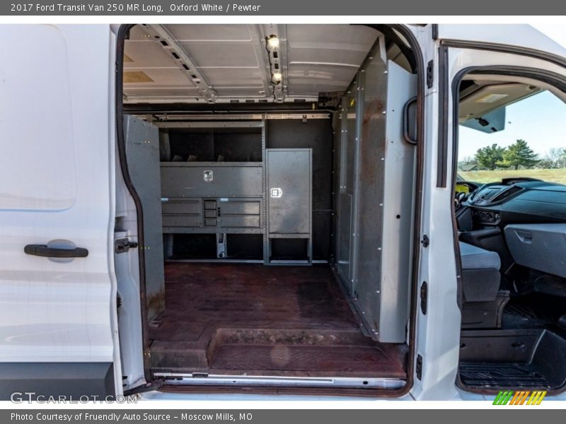 Oxford White / Pewter 2017 Ford Transit Van 250 MR Long