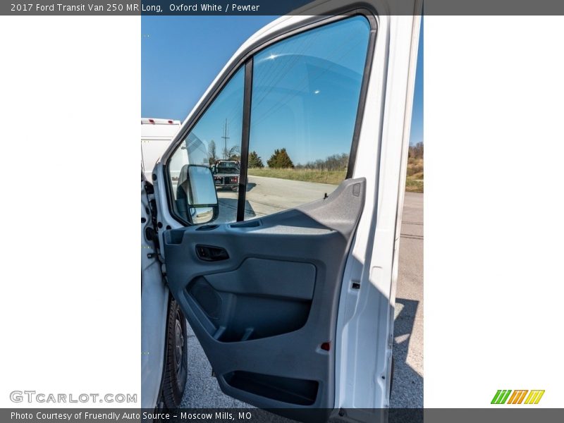 Oxford White / Pewter 2017 Ford Transit Van 250 MR Long