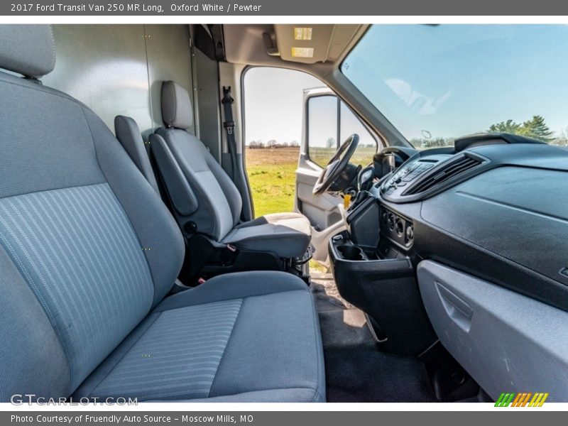 Oxford White / Pewter 2017 Ford Transit Van 250 MR Long