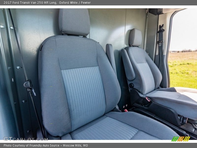 Oxford White / Pewter 2017 Ford Transit Van 250 MR Long