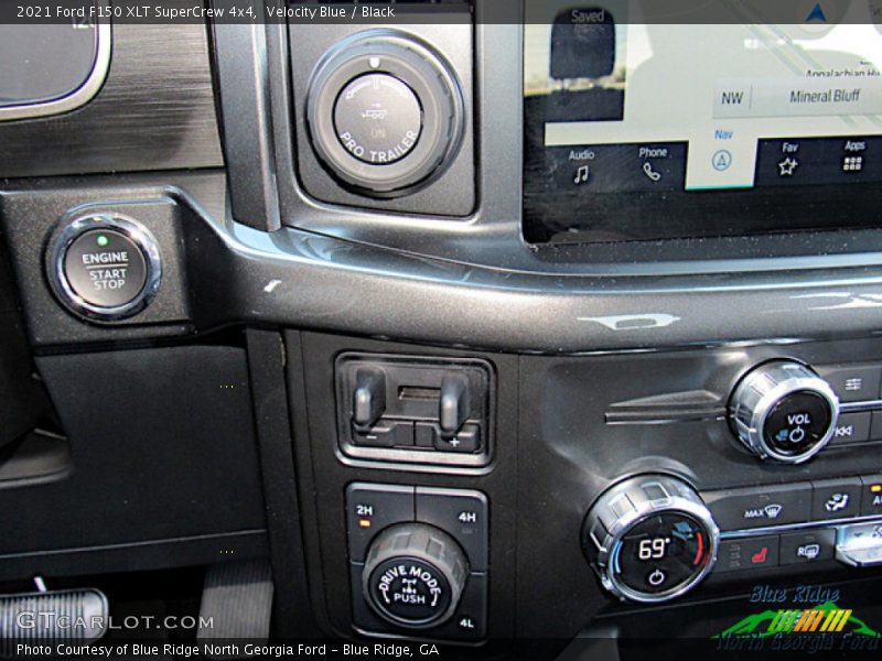 Controls of 2021 F150 XLT SuperCrew 4x4