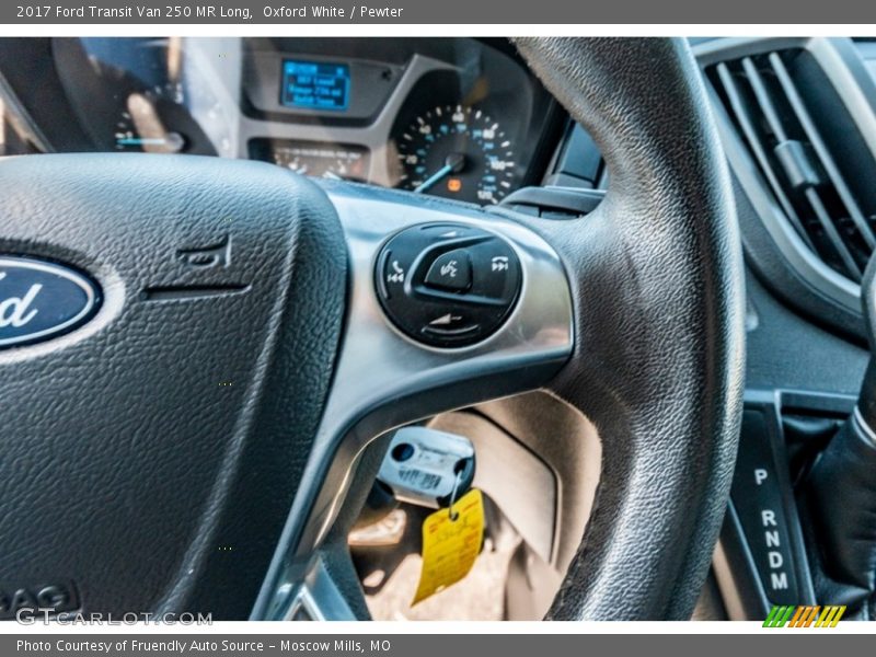 Oxford White / Pewter 2017 Ford Transit Van 250 MR Long