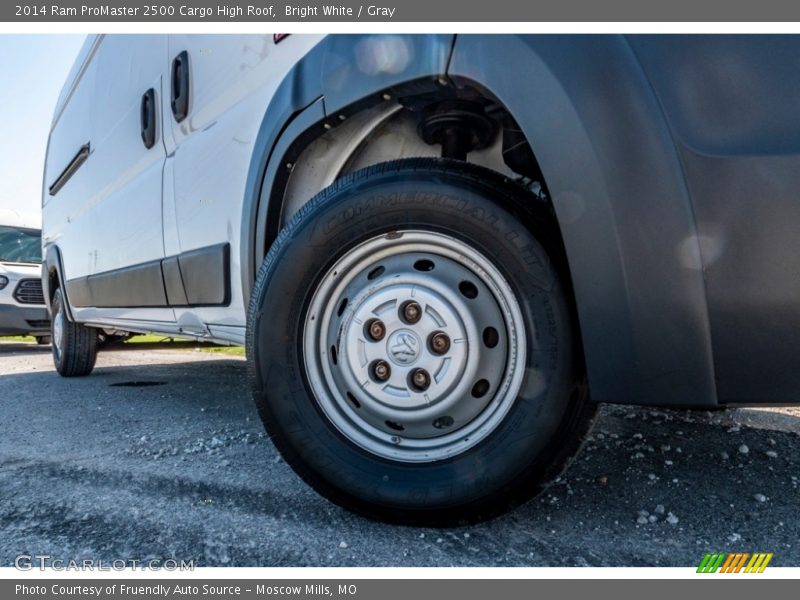 Bright White / Gray 2014 Ram ProMaster 2500 Cargo High Roof