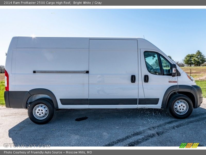 Bright White / Gray 2014 Ram ProMaster 2500 Cargo High Roof