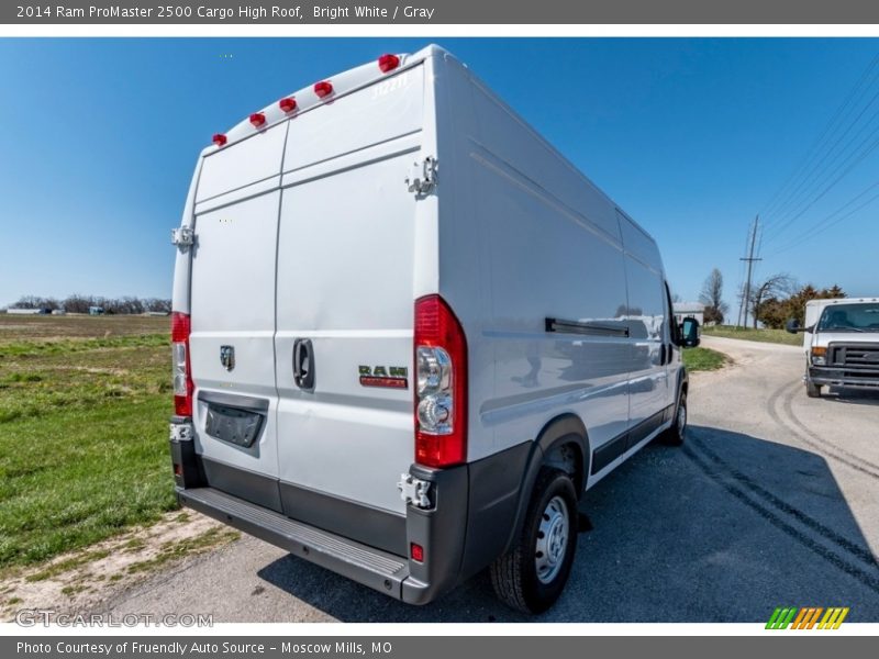 Bright White / Gray 2014 Ram ProMaster 2500 Cargo High Roof