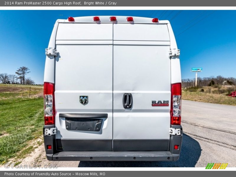 Bright White / Gray 2014 Ram ProMaster 2500 Cargo High Roof