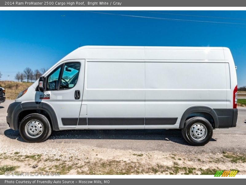 Bright White / Gray 2014 Ram ProMaster 2500 Cargo High Roof