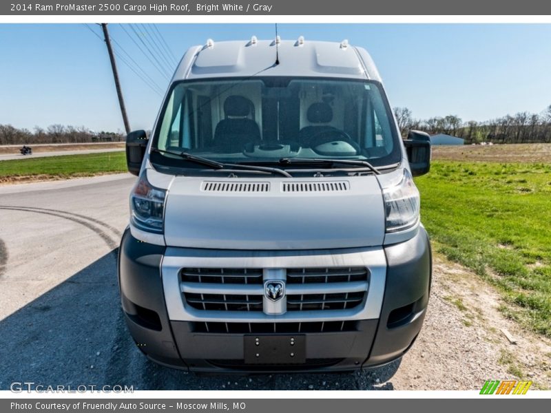 Bright White / Gray 2014 Ram ProMaster 2500 Cargo High Roof