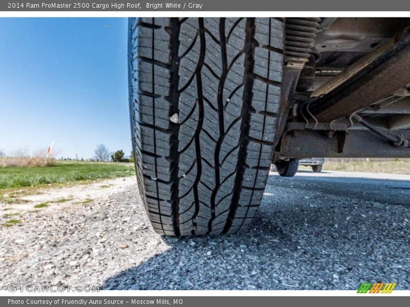 Bright White / Gray 2014 Ram ProMaster 2500 Cargo High Roof