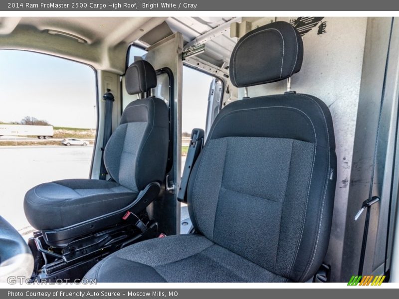 Bright White / Gray 2014 Ram ProMaster 2500 Cargo High Roof