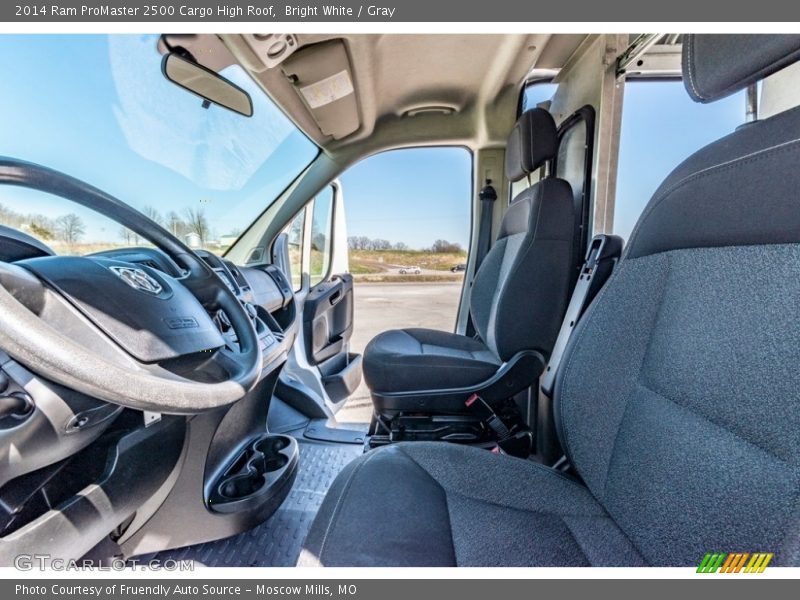 Bright White / Gray 2014 Ram ProMaster 2500 Cargo High Roof