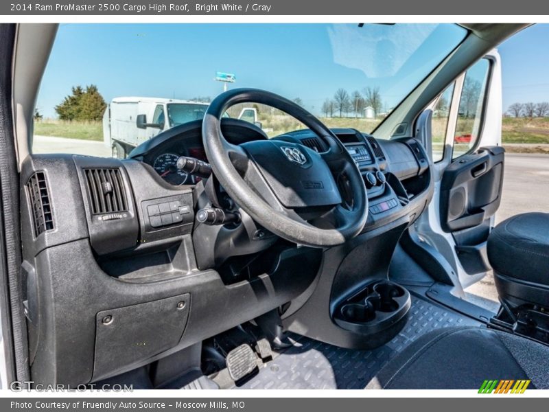 Bright White / Gray 2014 Ram ProMaster 2500 Cargo High Roof