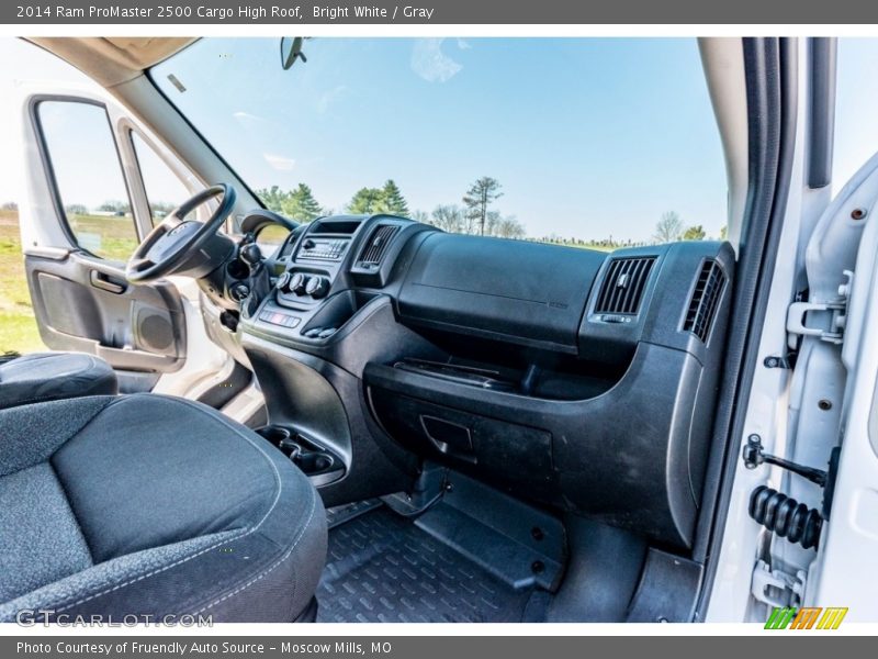 Bright White / Gray 2014 Ram ProMaster 2500 Cargo High Roof