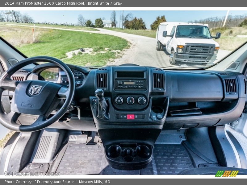 Bright White / Gray 2014 Ram ProMaster 2500 Cargo High Roof