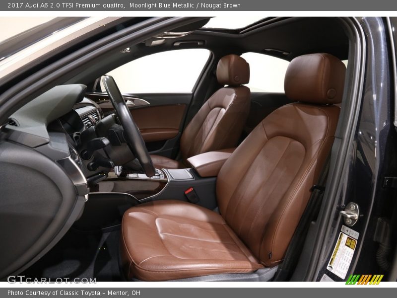  2017 A6 2.0 TFSI Premium quattro Nougat Brown Interior