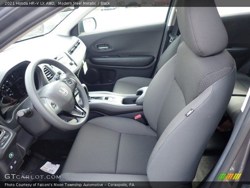 Modern Steel Metallic / Black 2021 Honda HR-V LX AWD