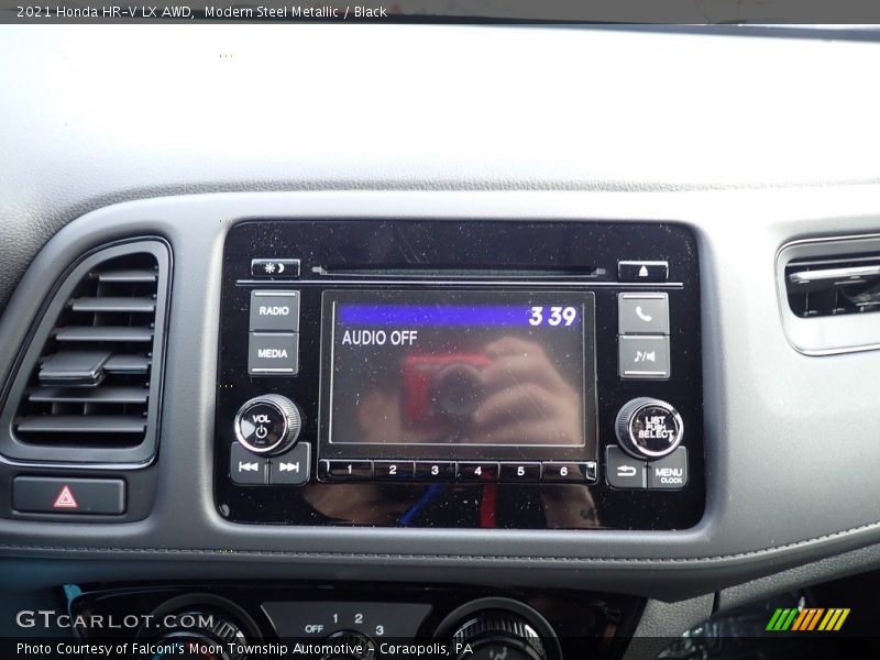 Modern Steel Metallic / Black 2021 Honda HR-V LX AWD