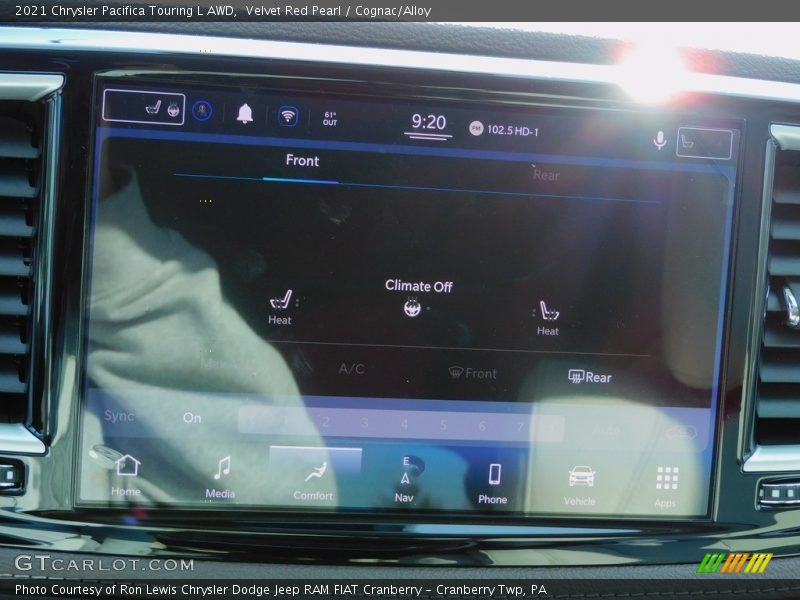 Velvet Red Pearl / Cognac/Alloy 2021 Chrysler Pacifica Touring L AWD
