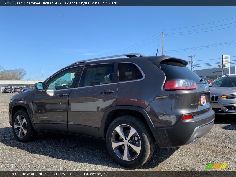 Granite Crystal Metallic / Black 2021 Jeep Cherokee Limited 4x4